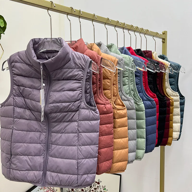 Autumn Winter Women Down Waistcoat Jacket Ultra Light White Duck Down Vest Coat Lady Warm Sleeveless Oversize Tank Short Parkas
Autumn Winter Women Down Waistcoat Jacket Ultra Light White Duck Down Vest Coat Lady Warm Sleeveless Oversize Tank Short Parkas