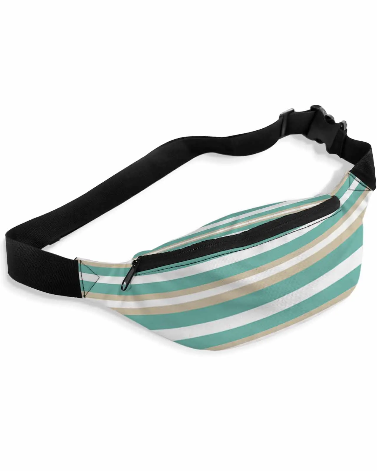 Ombre Khaki Turquoise Striped Contrast Waist Bag Women Men Belt Bags Large Capacity Waist Pack Unisex Crossbody Chest Bag
Ombre Khaki Turquoise Striped Contrast Waist Bag Women Men Belt Bags Large Capacity Waist Pack Unisex Crossbody Chest Bag
