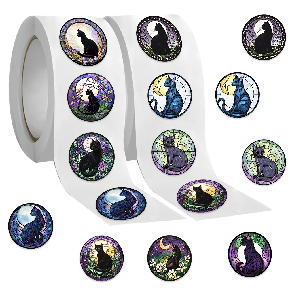 500Pcs/Roll Retro Dark Cat and The Moon Series Sealing Sticker Funny Cartoon Decal Notebook Phone Cup Guitar Skateboard Kid Toys
500Pcs/Roll Retro Dark Cat and The Moon Series Sealing Sticker Funny Cartoon Decal Notebook Phone Cup Guitar Skateboard Kid Toys