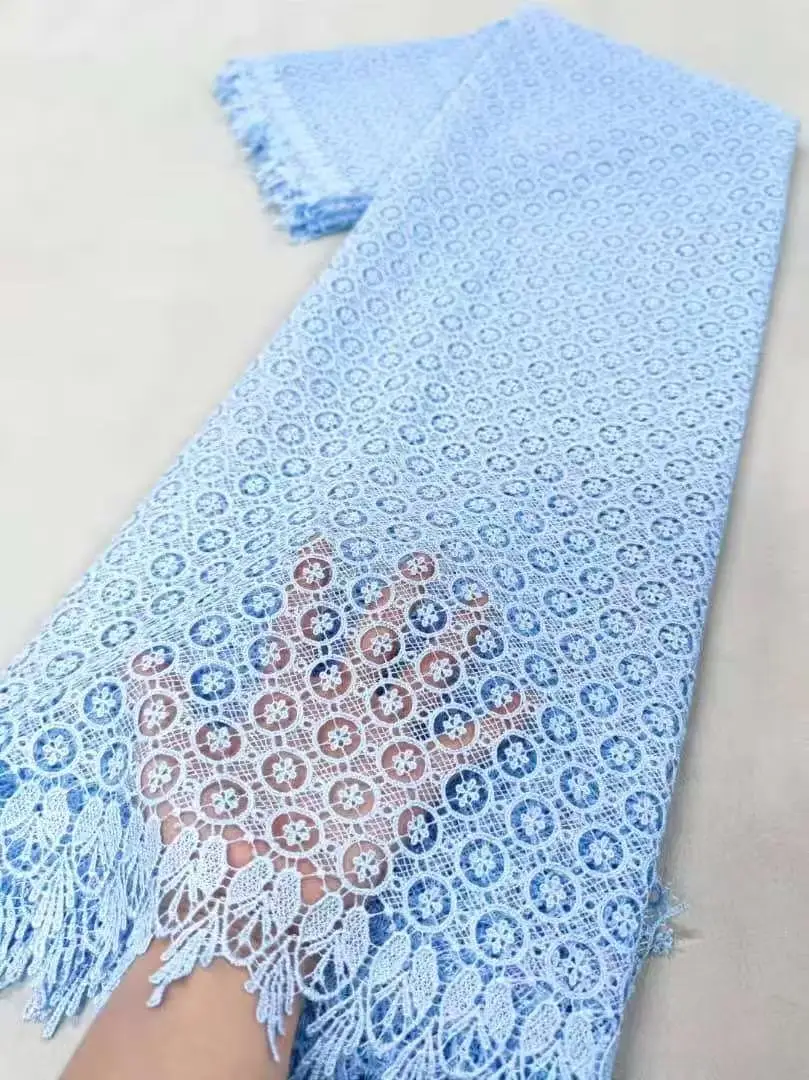 African Embroidery Carbon Fiber Lace Fabric,Cotton Fabrics By The Meter,Sequin,Water Soluble,Evening Dresses,Tulle,5 Yards,Blue
African Embroidery Carbon Fiber Lace Fabric,Cotton Fabrics By The Meter,Sequin,Water Soluble,Evening Dresses,Tulle,5 Yards,Blue