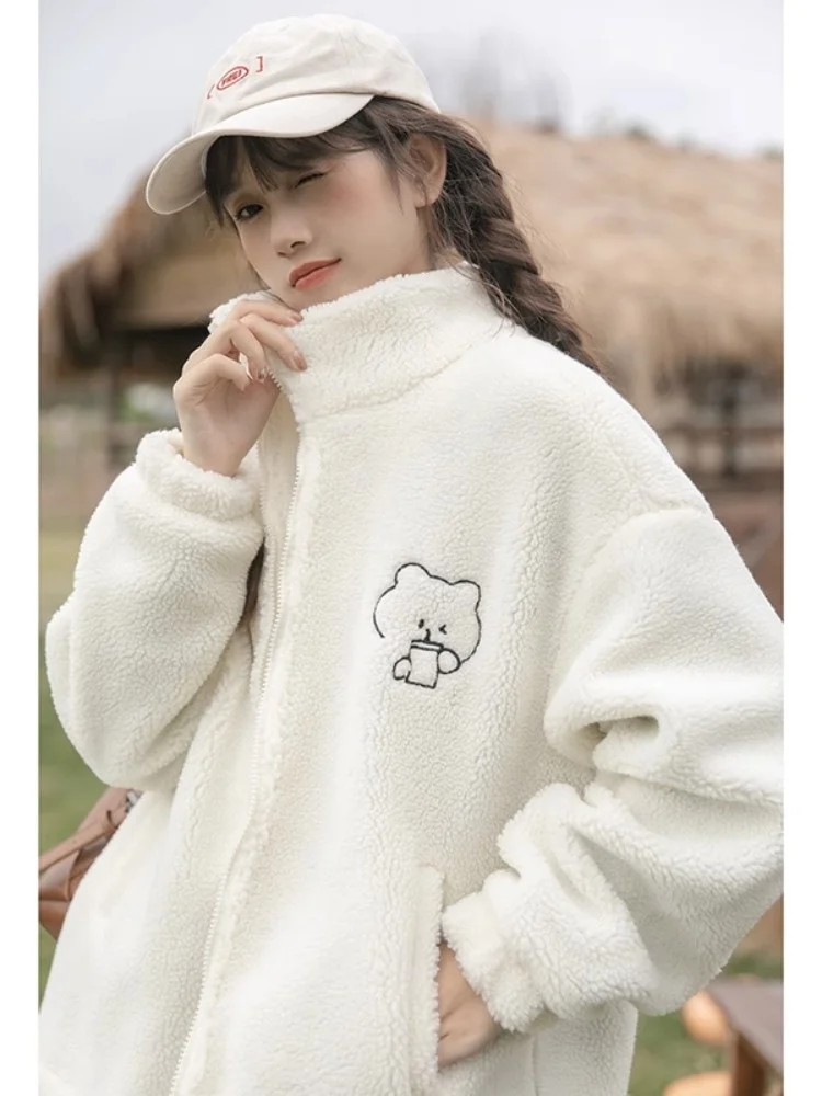 Lamb Wool Jacket Winter Coat Female Woman New Fresh Recent Modern Contemporary Current Present-Day Up-To-Date Latest Greatest GF
Lamb Wool Jacket Winter Coat Female Woman New Fresh Recent Modern Contemporary Current Present-Day Up-To-Date Latest Greatest GF
