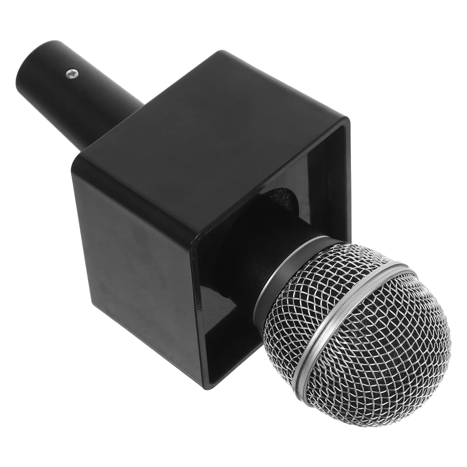 18Cm Realistic Fake Microphone Prop Plastic Cube Flag Design for Children Imaginative Play Language Development Social Skills
18Cm Realistic Fake Microphone Prop Plastic Cube Flag Design for Children Imaginative Play Language Development Social Skills