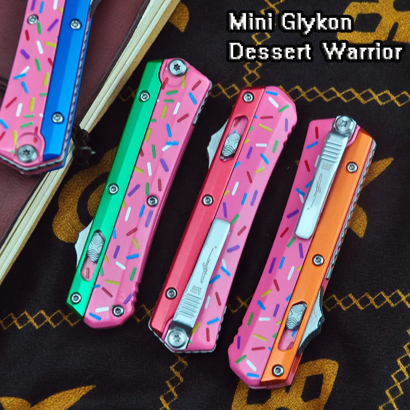 Newest Mini Micro Dessert Warrior Glykon OTF Knife Tech Pocket Knives Outdoor Camping Zinc Aluminum Handle Utility EDC Tools
Newest Mini Micro Dessert Warrior Glykon OTF Knife Tech Pocket Knives Outdoor Camping Zinc Aluminum Handle Utility EDC Tools