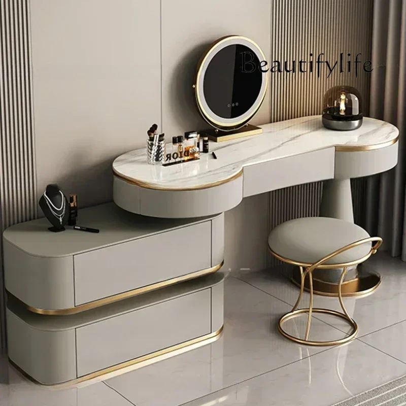 YY Aesthetic Storage Dresser Luxury Desing Led Light Mirror Kawaii Dressing Table White Aesthetic Comoda Pra Quarto Salon Furnit
YY Aesthetic Storage Dresser Luxury Desing Led Light Mirror Kawaii Dressing Table White Aesthetic Comoda Pra Quarto Salon Furnit