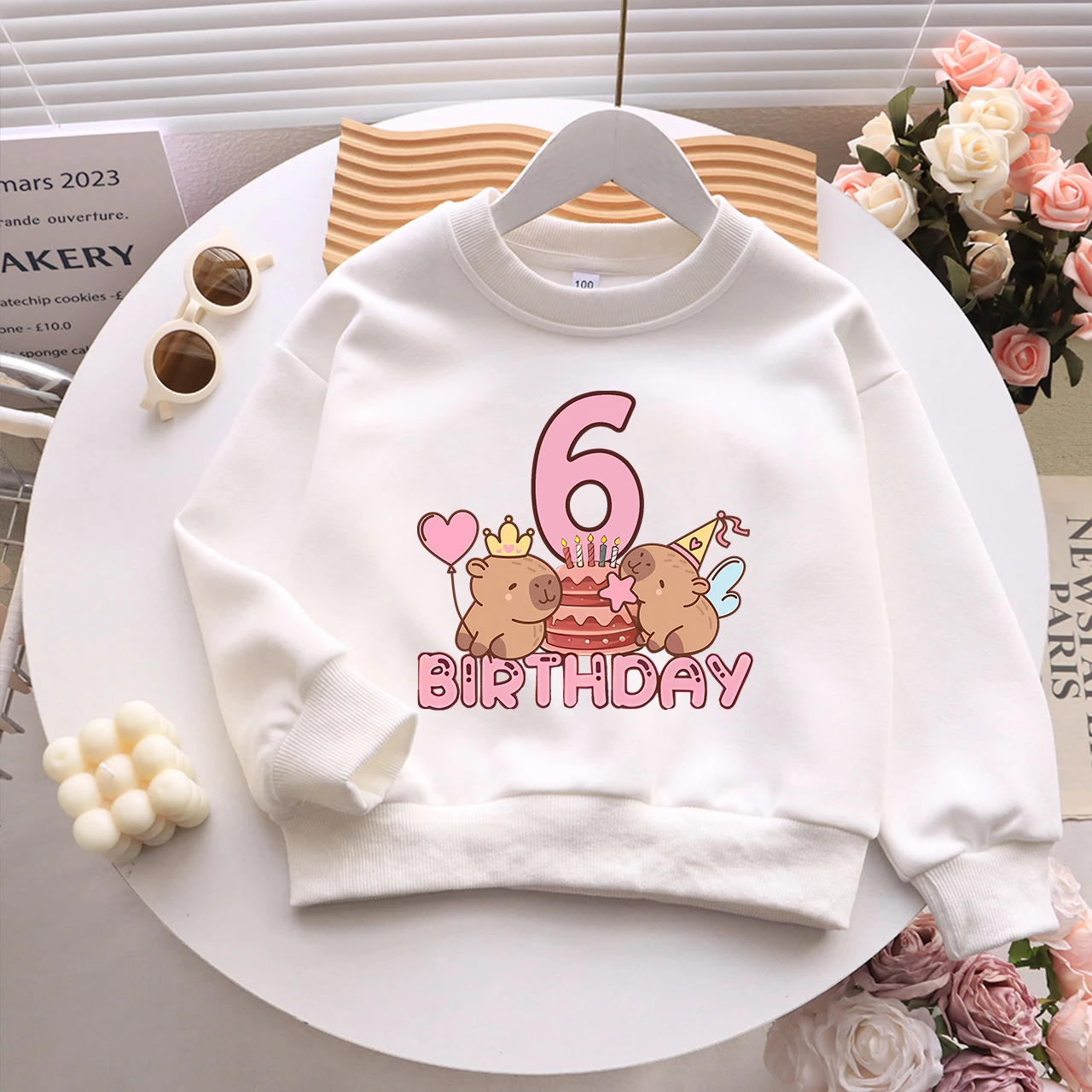 Capybara Kids Birthday Sweatshirt Boy Girl Cartoon Party Birthday Tops Casual Sports Sweatshirts Children Party Clothing Gift
Capybara Kids Birthday Sweatshirt Boy Girl Cartoon Party Birthday Tops Casual Sports Sweatshirts Children Party Clothing Gift