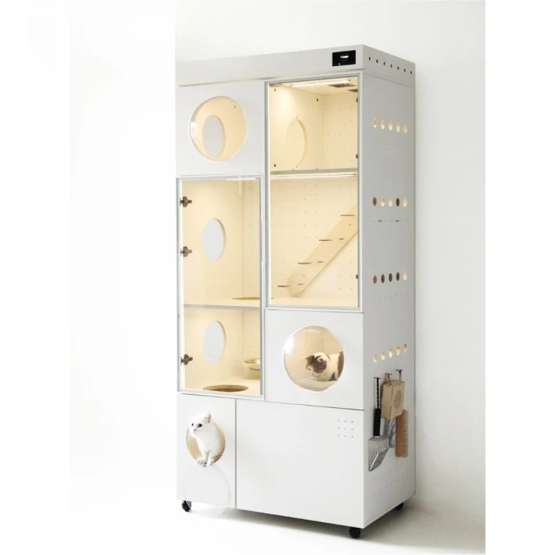 Smart Thermostatic Villa Litter Box Integrated Luxury Space Capsule Nest Cabinet Villa Cage
Smart Thermostatic Villa Litter Box Integrated Luxury Space Capsule Nest Cabinet Villa Cage