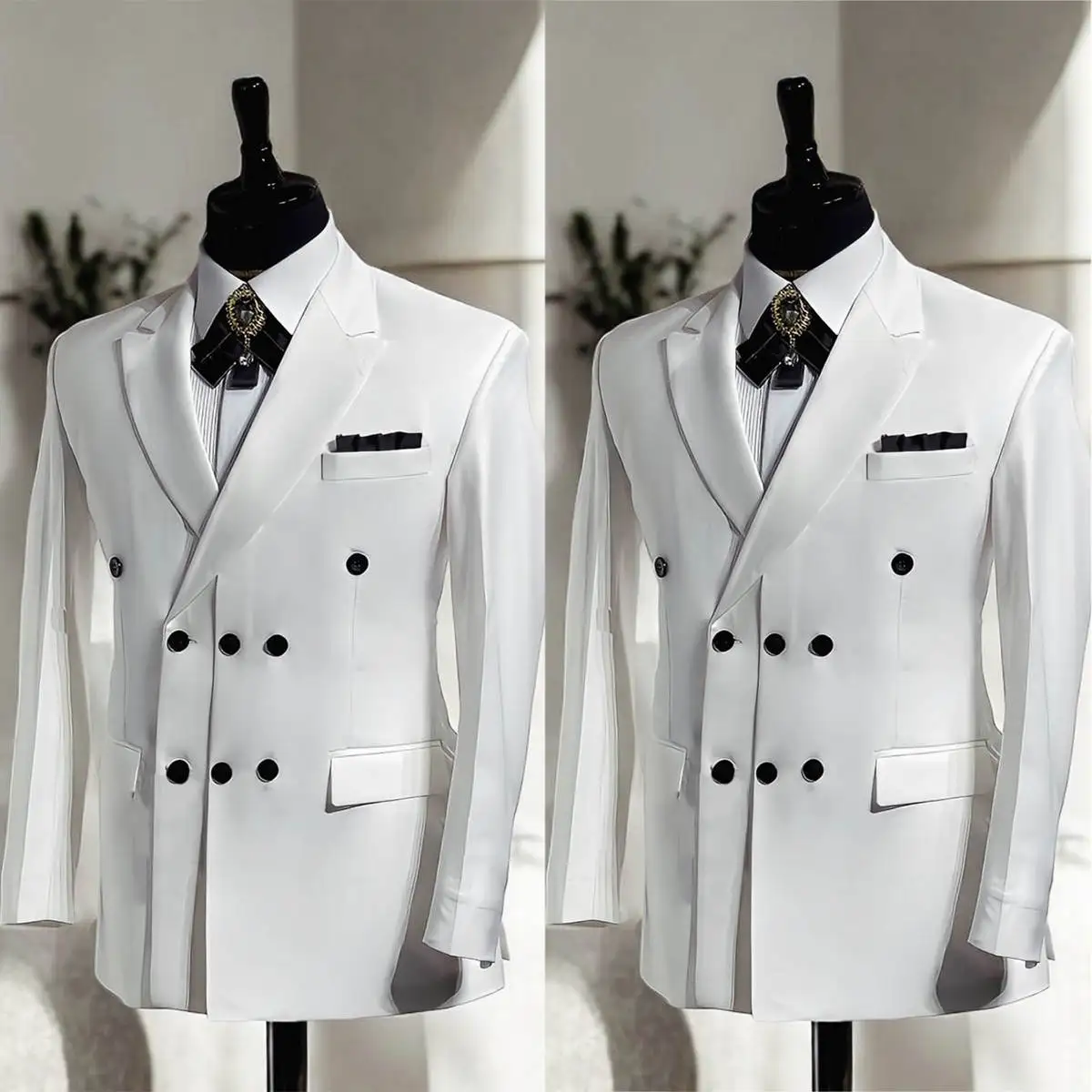 Customized High Quality Men Suits 2 Pieces Sets Single-Breasted Ropa Hombre Peaked Lapel Groom Tuxedos Male Party Prom Blazer
Customized High Quality Men Suits 2 Pieces Sets Single-Breasted Ropa Hombre Peaked Lapel Groom Tuxedos Male Party Prom Blazer