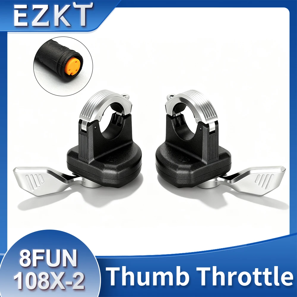 Throttle for BAFANG BBS01 BBS02 BBSHD36V/48V/60V/72V Silver Finger Throttle Grip Waterproof Connector for E-Bike
Throttle for BAFANG BBS01 BBS02 BBSHD36V/48V/60V/72V Silver Finger Throttle Grip Waterproof Connector for E-Bike