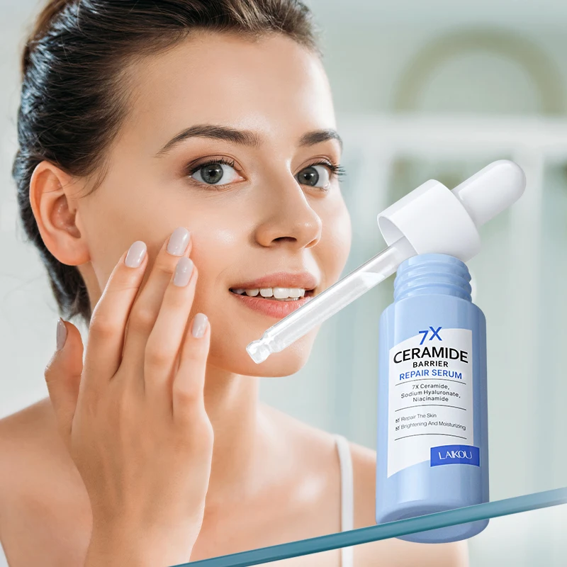 LAIKOU 7X Ceramide Barrier Repair Serum 17ml Soothe Dry Skin Even Tone Moisturizing Face Serum
LAIKOU 7X Ceramide Barrier Repair Serum 17ml Soothe Dry Skin Even Tone Moisturizing Face Serum