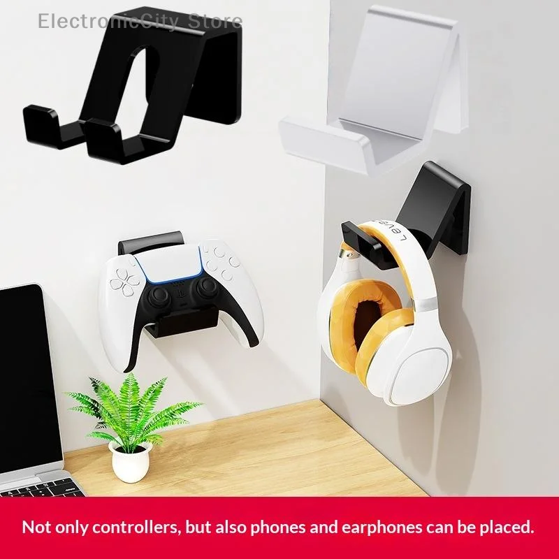 1Pcs Game controller bracket Wall Mounted Game Controller Bracket Storage Rack For Switch Pro/PS5//Gamepads Stand Hanger Holder