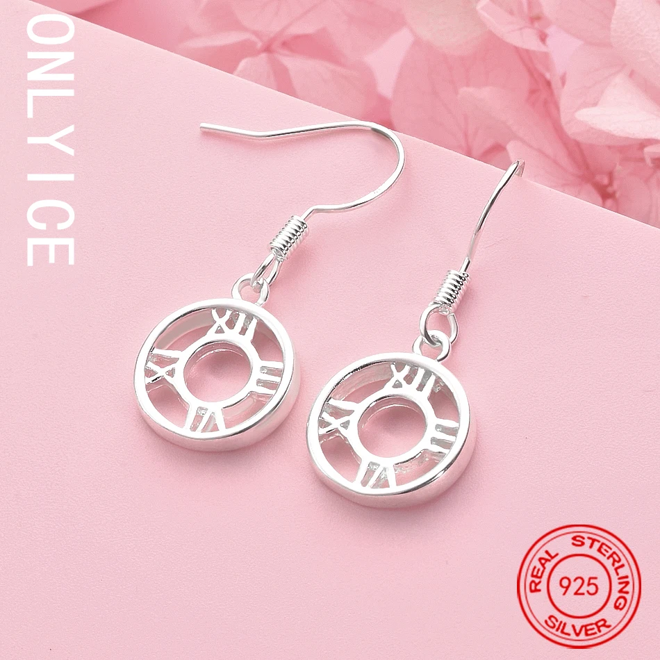 925 Sterling Silver Roman Numerals Earrings Drop Earrings For Women Creativity Gift Street All-match Party And Daily Wear
925 Sterling Silver Roman Numerals Earrings Drop Earrings For Women Creativity Gift Street All-match Party And Daily Wear