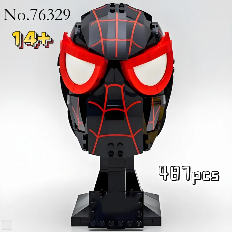 Набор из 487 деталей: Маска-шлем Героя Пауко-Моралеса 76329, конструктор, модель из кирпичиков, игрушки для праздников, подарки на день рождения, сюрприз
Набор из 487 деталей: Маска-шлем Героя Пауко-Моралеса 76329, конструктор, модель из кирпичиков, игрушки для праздников, подарки на день рождения, сюрприз