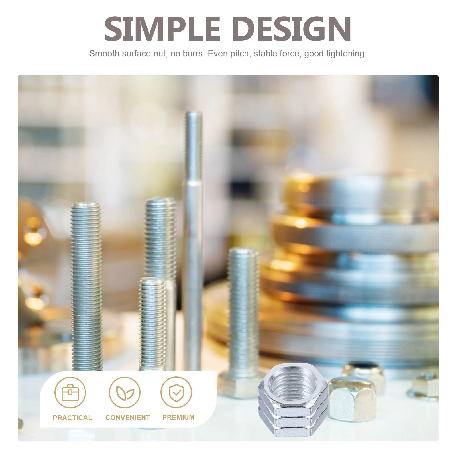 150pcs Lamp Nut M10 Iron Hexagon Locknut For Diy Lighting Fixtures Fastening Hardware Replacement Rust-Resistant Nut
150pcs Lamp Nut M10 Iron Hexagon Locknut For Diy Lighting Fixtures Fastening Hardware Replacement Rust-Resistant Nut