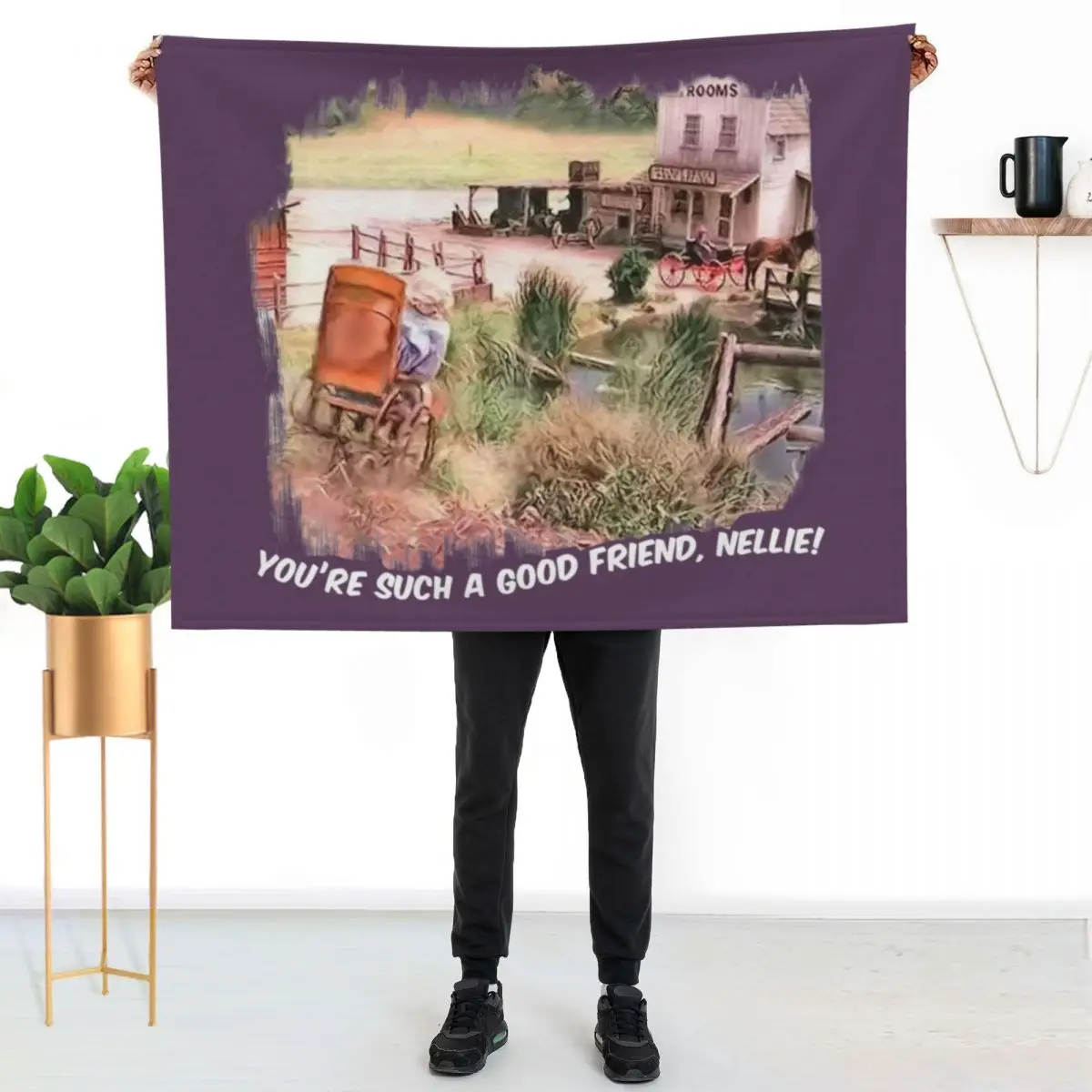 You're Such a Good Friend Nellie Little House Scene White Title Throw Blanket Cozy Throw Blanket Birthday Gift for Him Her
You're Such a Good Friend Nellie Little House Scene White Title Throw Blanket Cozy Throw Blanket Birthday Gift for Him Her