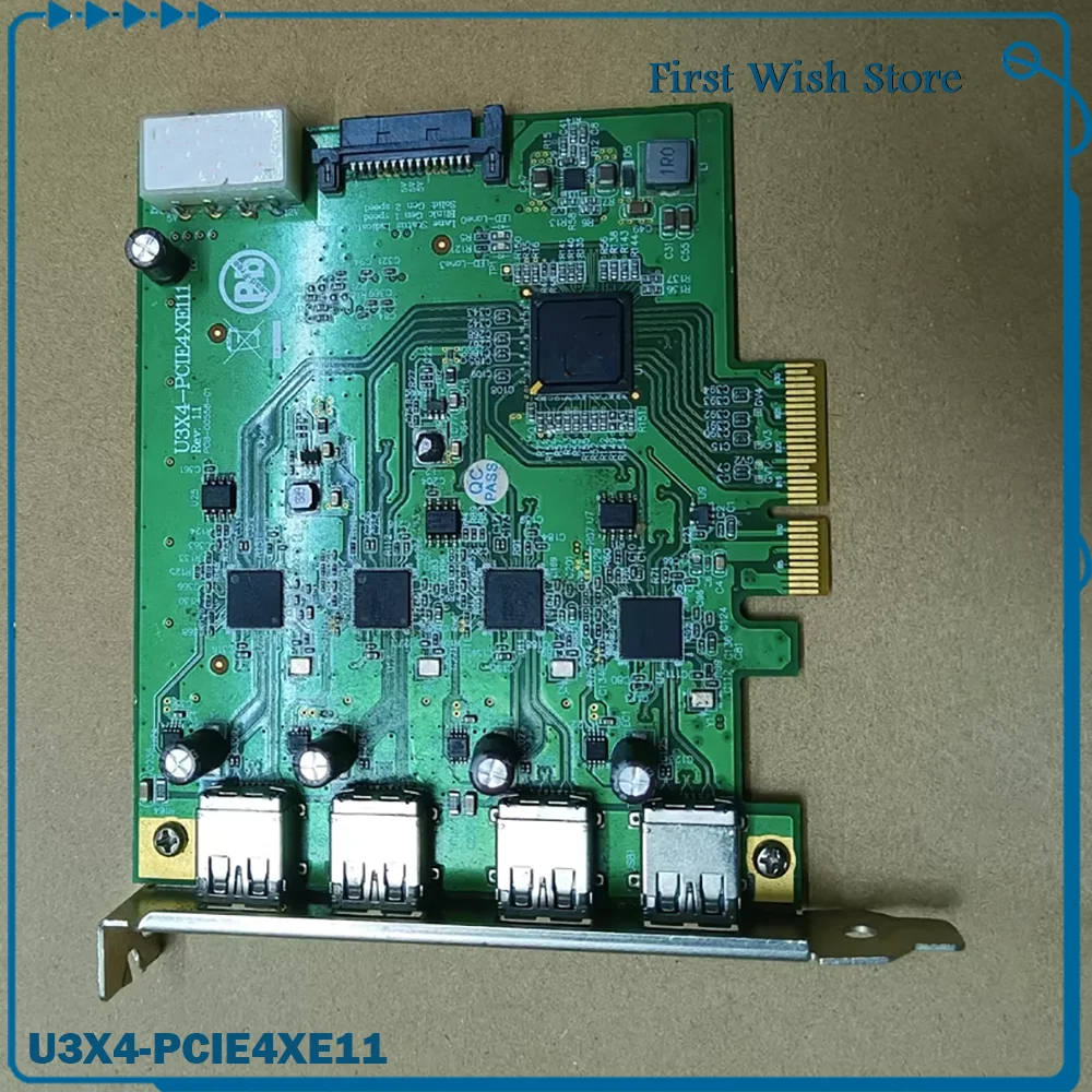 Industrial camera acquisition card U3X4-PCIE4XE11
Industrial camera acquisition card U3X4-PCIE4XE11