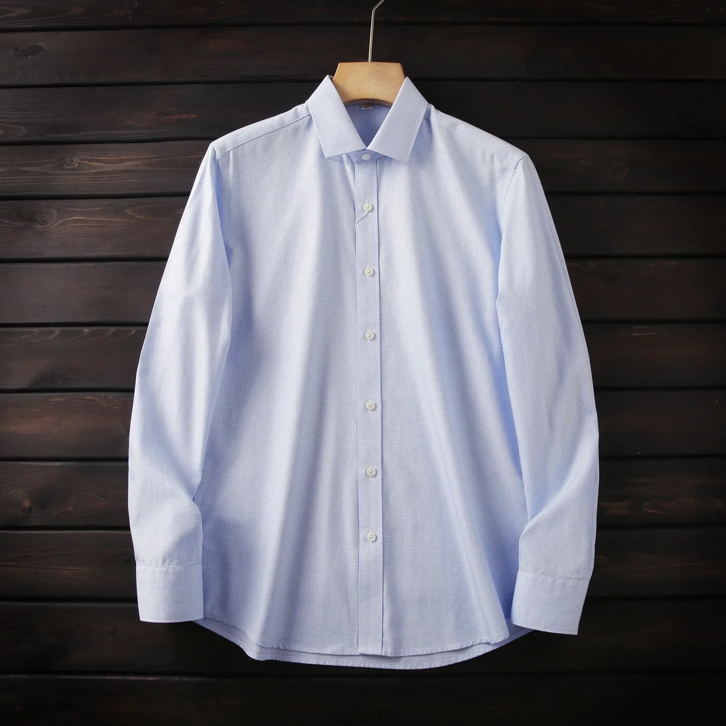 High-end luxury pure cotton DP ready-to-wear iron-free Italian men's all-season commuter lapel long-sleeved shirt top
High-end luxury pure cotton DP ready-to-wear iron-free Italian men's all-season commuter lapel long-sleeved shirt top
