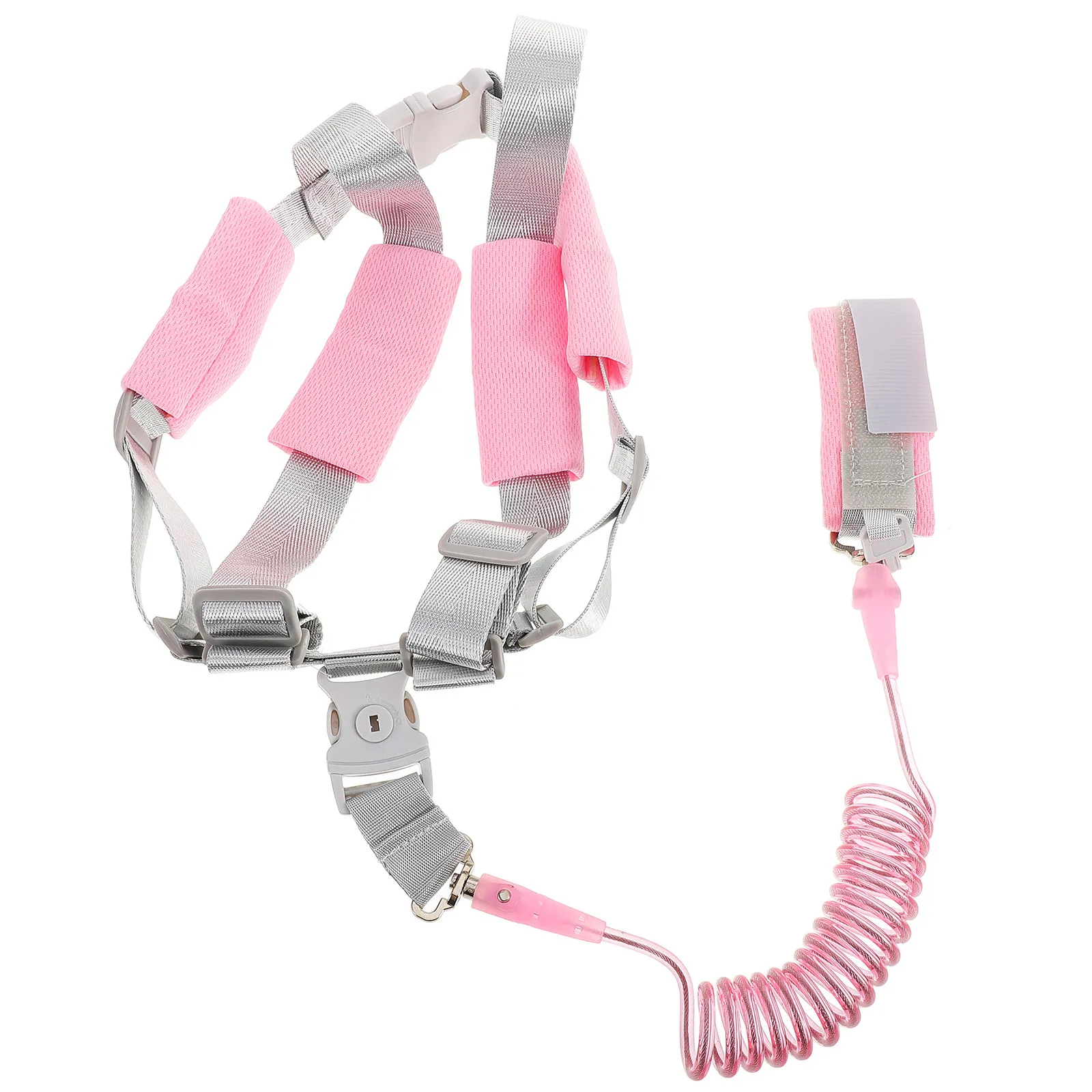 Baby Toddler Anti-Lost Wristband Adjustable Alloy Traction Rope Safety Harness Child Leash Spring Rope Walking Safety Strap
Baby Toddler Anti-Lost Wristband Adjustable Alloy Traction Rope Safety Harness Child Leash Spring Rope Walking Safety Strap