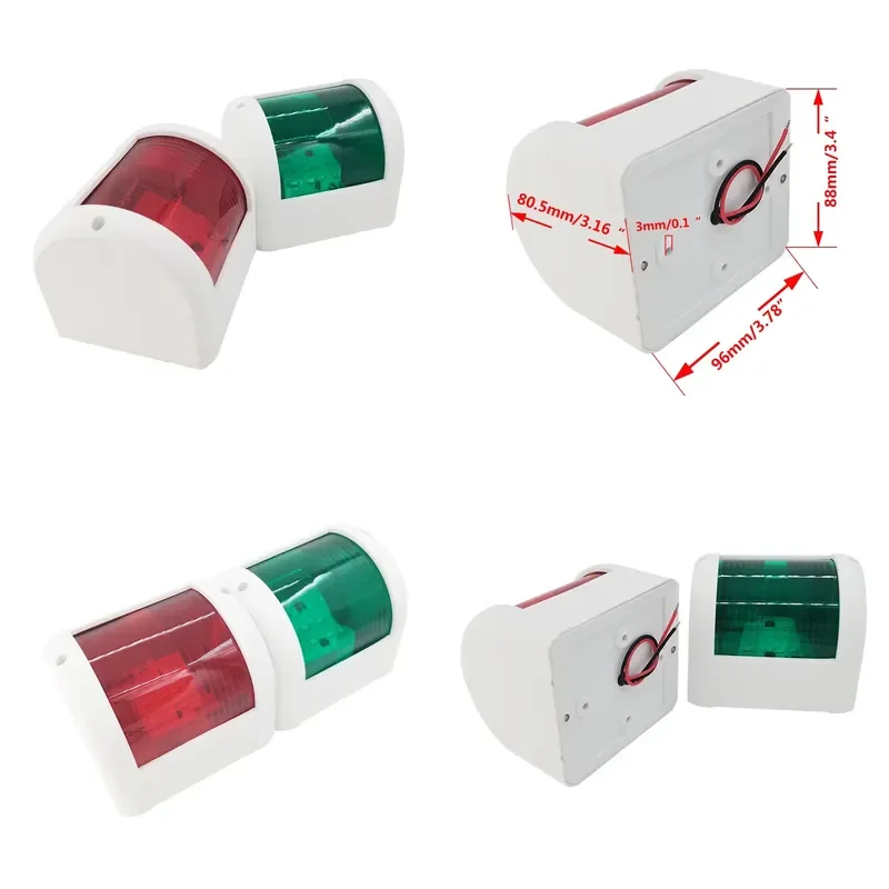 2 Pcs Plastic Lampshade LED Sailing Light Pair of Traffic Lights Yacht Hardware Accessories
2 Pcs Plastic Lampshade LED Sailing Light Pair of Traffic Lights Yacht Hardware Accessories