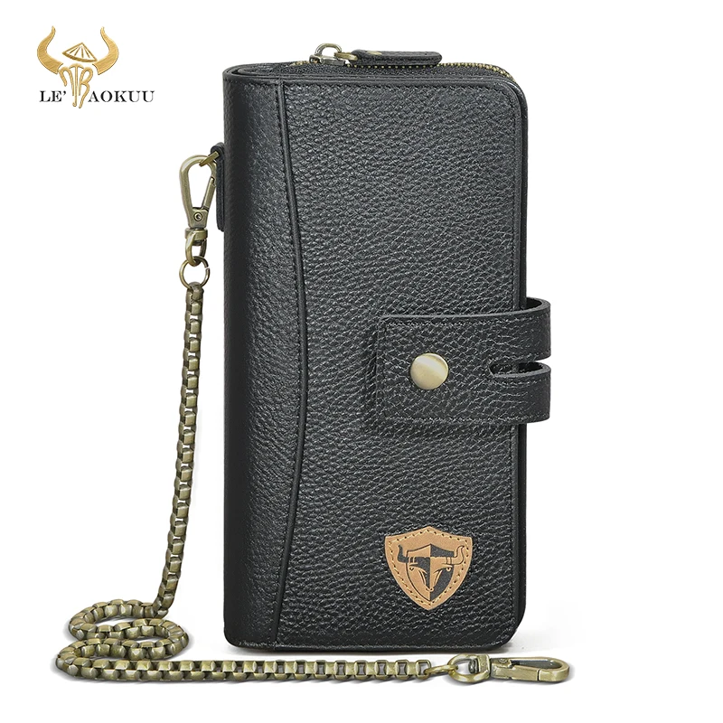 Hot Sale Genuine Soft Real Leather Travel Business Organizer Chain RFID Wallet For Men Long Zipper Male Purse Card Holder 1814
Hot Sale Genuine Soft Real Leather Travel Business Organizer Chain RFID Wallet For Men Long Zipper Male Purse Card Holder 1814