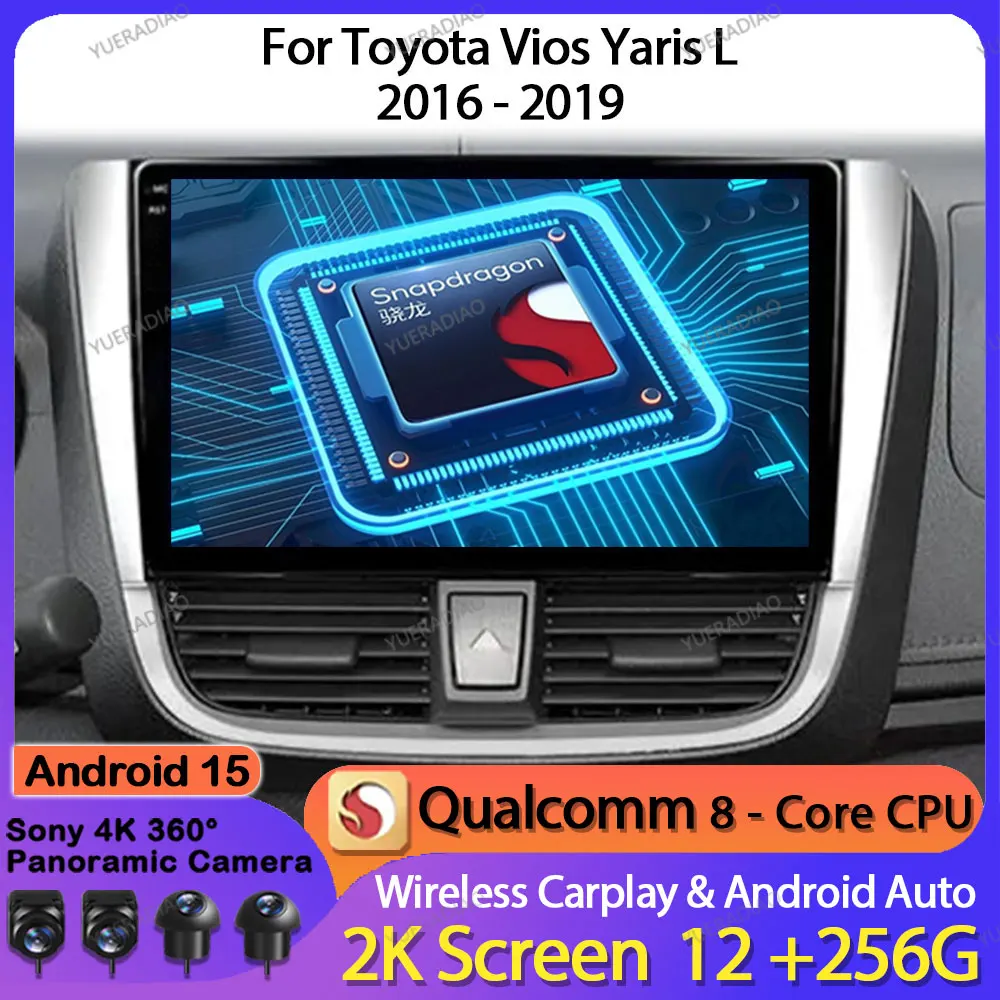 Android 15 Car Radio For Toyota Vios Yaris L 2016 - 2019 Head Unit GPS NAVI Qualcomm BT Multimedia Stereo Video Player 2DIN QLED
Android 15 Car Radio For Toyota Vios Yaris L 2016 - 2019 Head Unit GPS NAVI Qualcomm BT Multimedia Stereo Video Player 2DIN QLED