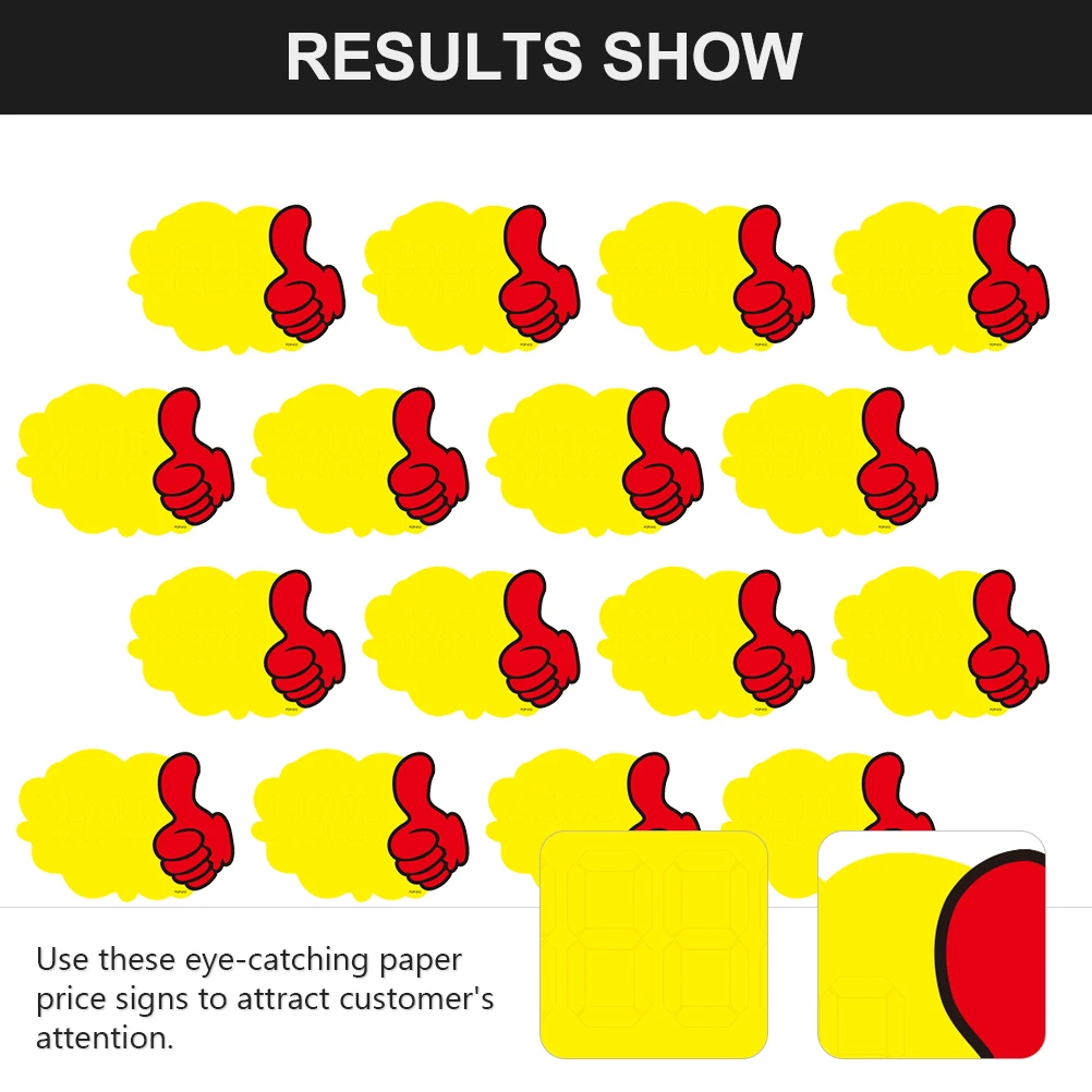 20pcs Price Tag Sales Label Tags Supermarket Sign Paper Signs Garage Burst Pop Sturdy White Cardstock Retail Sale Bright Color
20pcs Price Tag Sales Label Tags Supermarket Sign Paper Signs Garage Burst Pop Sturdy White Cardstock Retail Sale Bright Color
