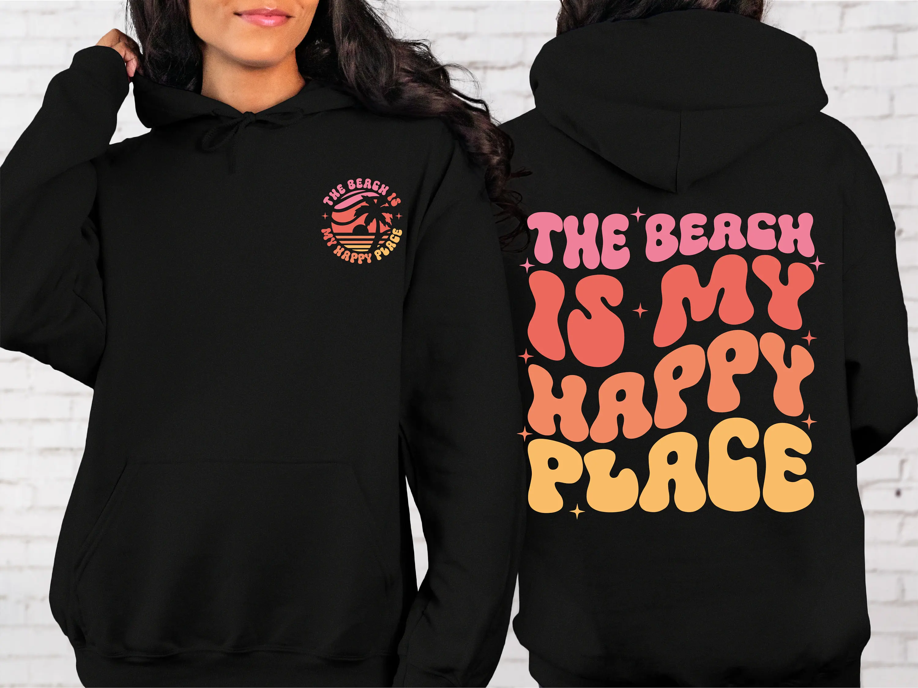 Женская толстовка с капюшоном The Beach Is My Happy Place, пуловер с длинными рукавами, осенне-зимняя одежда унисекс, топы Y2k, уличная одежда
Женская толстовка с капюшоном The Beach Is My Happy Place, пуловер с длинными рукавами, осенне-зимняя одежда унисекс, топы Y2k, уличная одежда