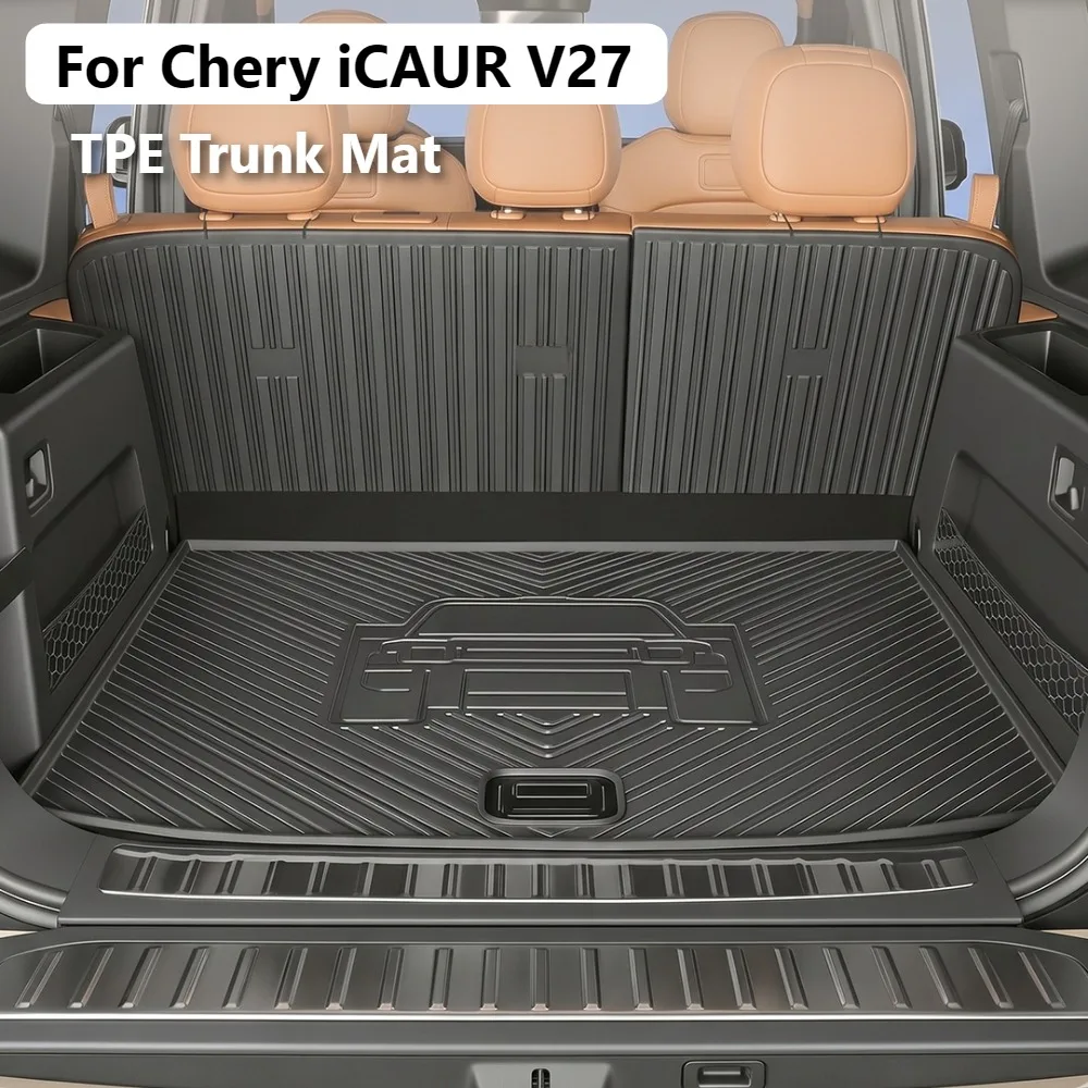 For Chery iCAR V27 iCaur V27 2026 TPE Trunk Mat Set Custom Rear Trunk Cargo Liner Fold-Down Seat Back Protector Pad Anti-Dirty
For Chery iCAR V27 iCaur V27 2026 TPE Trunk Mat Set Custom Rear Trunk Cargo Liner Fold-Down Seat Back Protector Pad Anti-Dirty