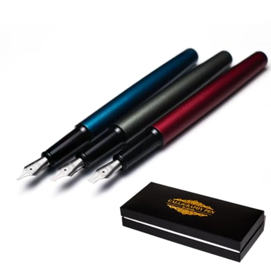 Arabic Calligraphy Pen Set 3 Oblique Nib Pens for Arabic Writing Islamic Calligraphy Qalam for Beginners Artists and Students
Arabic Calligraphy Pen Set 3 Oblique Nib Pens for Arabic Writing Islamic Calligraphy Qalam for Beginners Artists and Students