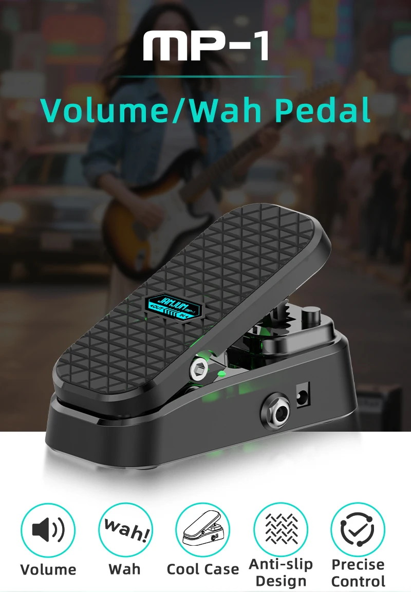 JAMJUM MP-1 Volume/Wah Pedal Precision Wah Tone Noise-Reduction Cushioned Feet
JAMJUM MP-1 Volume/Wah Pedal Precision Wah Tone Noise-Reduction Cushioned Feet