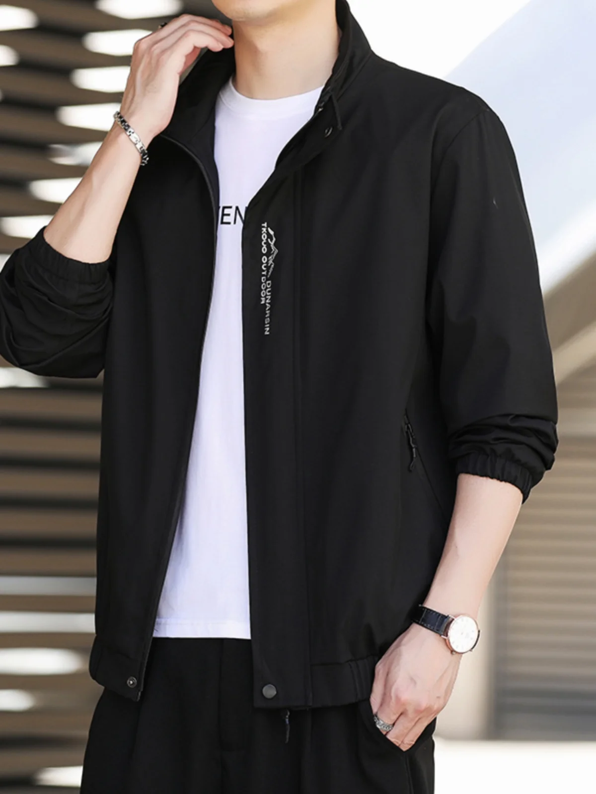 Весенне-осенняя мужская повседневная рабочая одежда Jaet Spor с воротником-стойкой, универсальная верхняя одежда, облегающая одежда из полиэфирного волокна, длинная свевая молния...
Весенне-осенняя мужская повседневная рабочая одежда Jaet Spor с воротником-стойкой, универсальная верхняя одежда, облегающая одежда из полиэфирного волокна, длинная свевая молния...