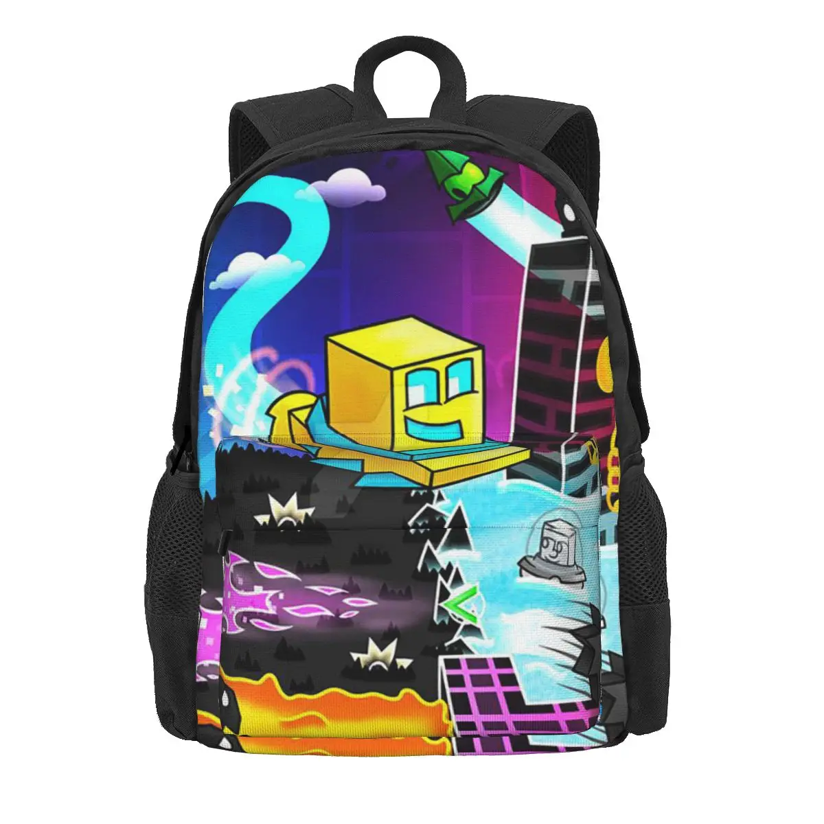 Geometry Dash Video Game Women Backpack 3D Casual Student School Bag Laptop Mochila Teenage Large Capacity Travel Shoulder Bag
Geometry Dash Video Game Women Backpack 3D Casual Student School Bag Laptop Mochila Teenage Large Capacity Travel Shoulder Bag