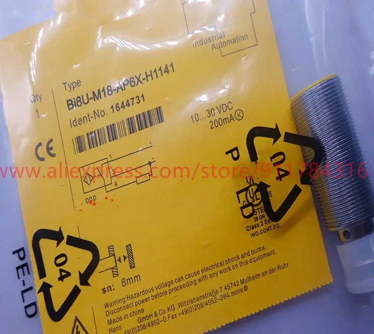3 шт. новый высококачественный бесконтактный переключатель BI8U-M18-AP6X-H1141 BI8U-M18-AN6X-H1141
3 шт. новый высококачественный бесконтактный переключатель BI8U-M18-AP6X-H1141 BI8U-M18-AN6X-H1141