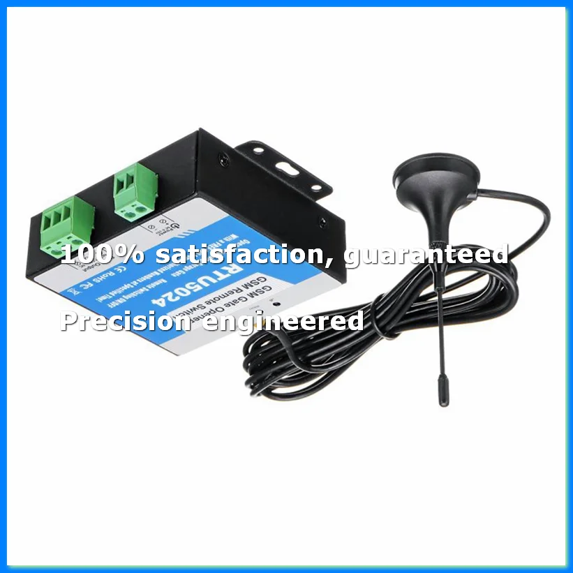 RTU5024 GSM Gate Opener Relay Switch Wireless Remote Control Door Access Long Antenna 850/900/1800/1900MHz Door Opener-A69M
RTU5024 GSM Gate Opener Relay Switch Wireless Remote Control Door Access Long Antenna 850/900/1800/1900MHz Door Opener-A69M
