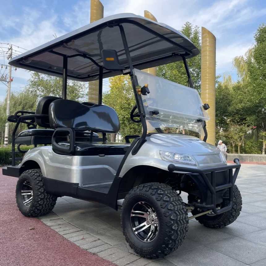Factory Direct Sales Lithium Battery Electric Golf Cart High Comfort Golf Cart Car Body Steel Frame + Abs Engineering Plastics
Factory Direct Sales Lithium Battery Electric Golf Cart High Comfort Golf Cart Car Body Steel Frame + Abs Engineering Plastics