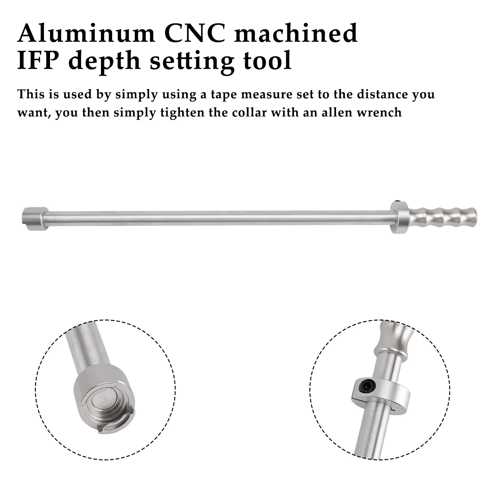 Topteng Adjustable IFP Depth Setting/Removal tool For Fox Podium 2.0 shock,X3, RZR Turbo
Topteng Adjustable IFP Depth Setting/Removal tool For Fox Podium 2.0 shock,X3, RZR Turbo