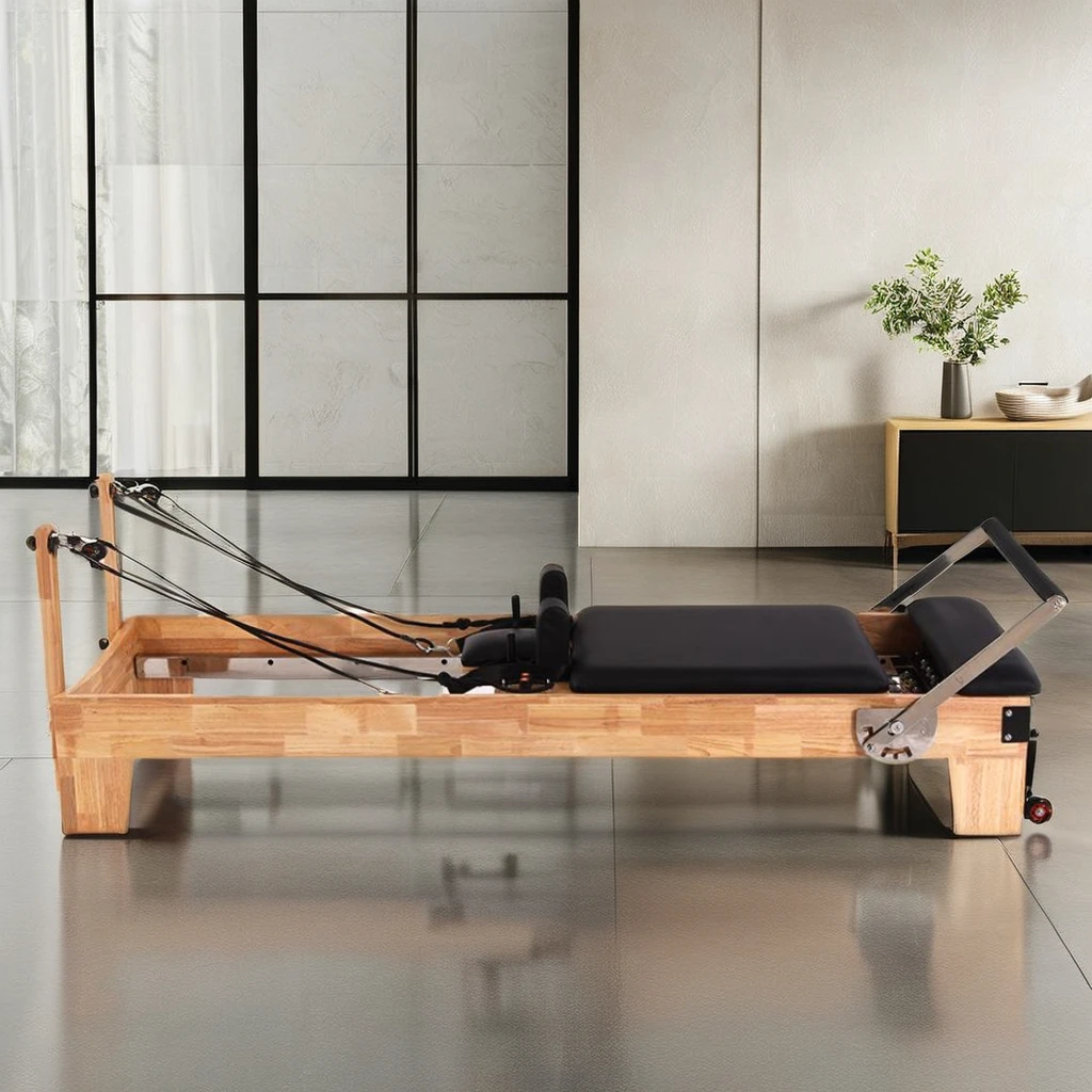 Commercial Oak Wood Pilates Reformer Studio Machine Quality Wooden Pilates Bed Reformer Sale Pilates Machine
Commercial Oak Wood Pilates Reformer Studio Machine Quality Wooden Pilates Bed Reformer Sale Pilates Machine