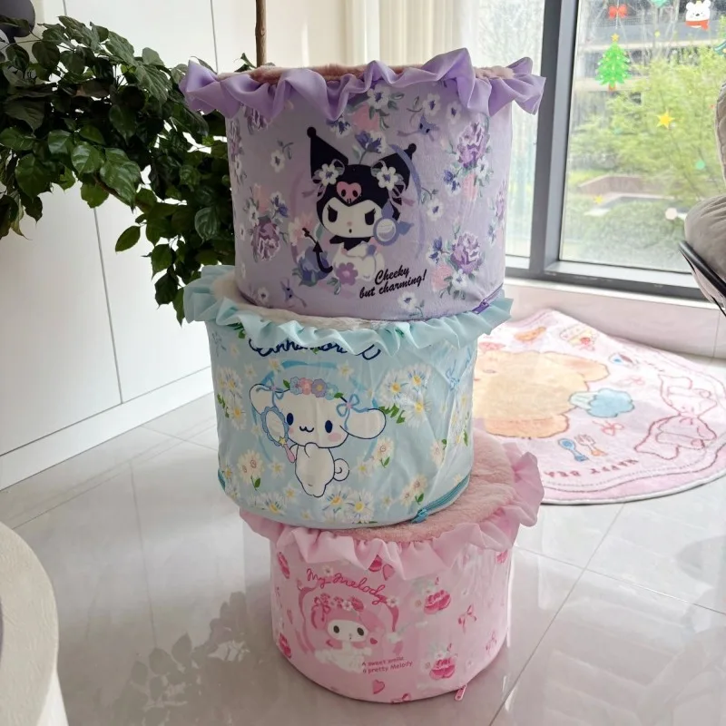 Kawaii Kuromi Cinnamoroll My Melody Sanrio, милый мультяшный стол, украшение для детской комнаты, табурет для смены обуви, подарок для девочек
Kawaii Kuromi Cinnamoroll My Melody Sanrio, милый мультяшный стол, украшение для детской комнаты, табурет для смены обуви, подарок для девочек