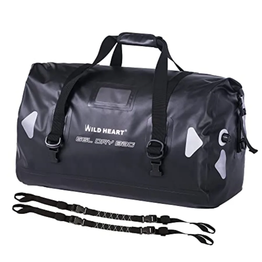 Waterproof Motorcycle Duffel Bag PVC500D Double-bottom With Rope Straps and Inner Pocket for Kayaking Camping Boating Motorcycl
Waterproof Motorcycle Duffel Bag PVC500D Double-bottom With Rope Straps and Inner Pocket for Kayaking Camping Boating Motorcycl