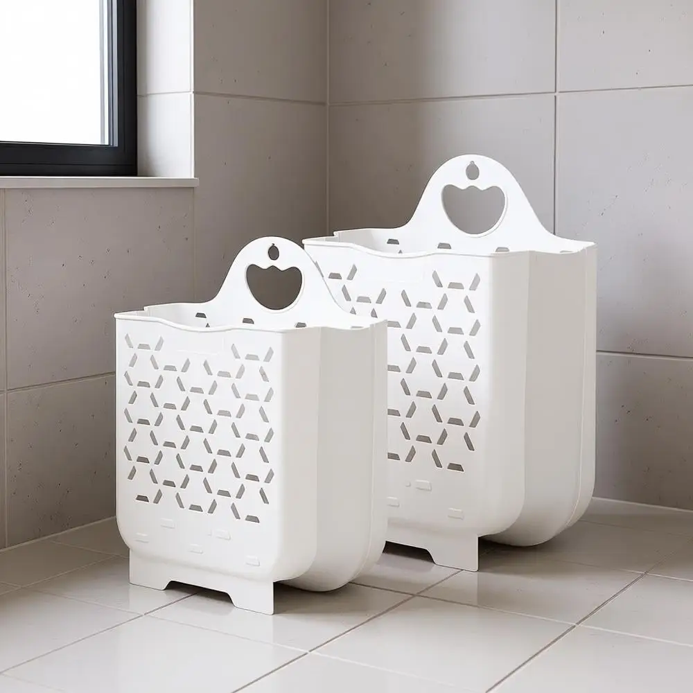 Collapsible Laundry Hamper 2 Packs Clothes Hamper Portable Dirty Clothes Basket Smart Saving Space Hampers or Laundry Dorm Room
Collapsible Laundry Hamper 2 Packs Clothes Hamper Portable Dirty Clothes Basket Smart Saving Space Hampers or Laundry Dorm Room