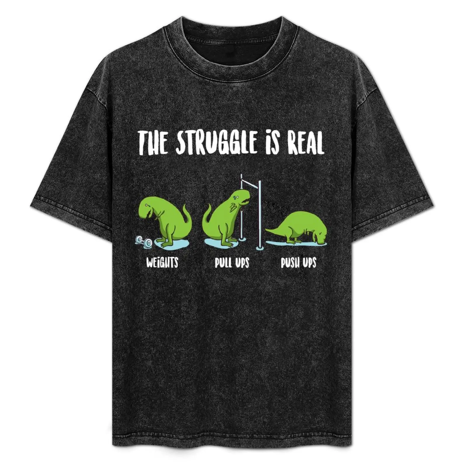 Dinosaur Themed Gifts - Gym Lover Gift - Exercise Gifts - Funny Weightlifter Gifts The Struggle Is Real Dino Gym T-Shirt
Dinosaur Themed Gifts - Gym Lover Gift - Exercise Gifts - Funny Weightlifter Gifts The Struggle Is Real Dino Gym T-Shirt