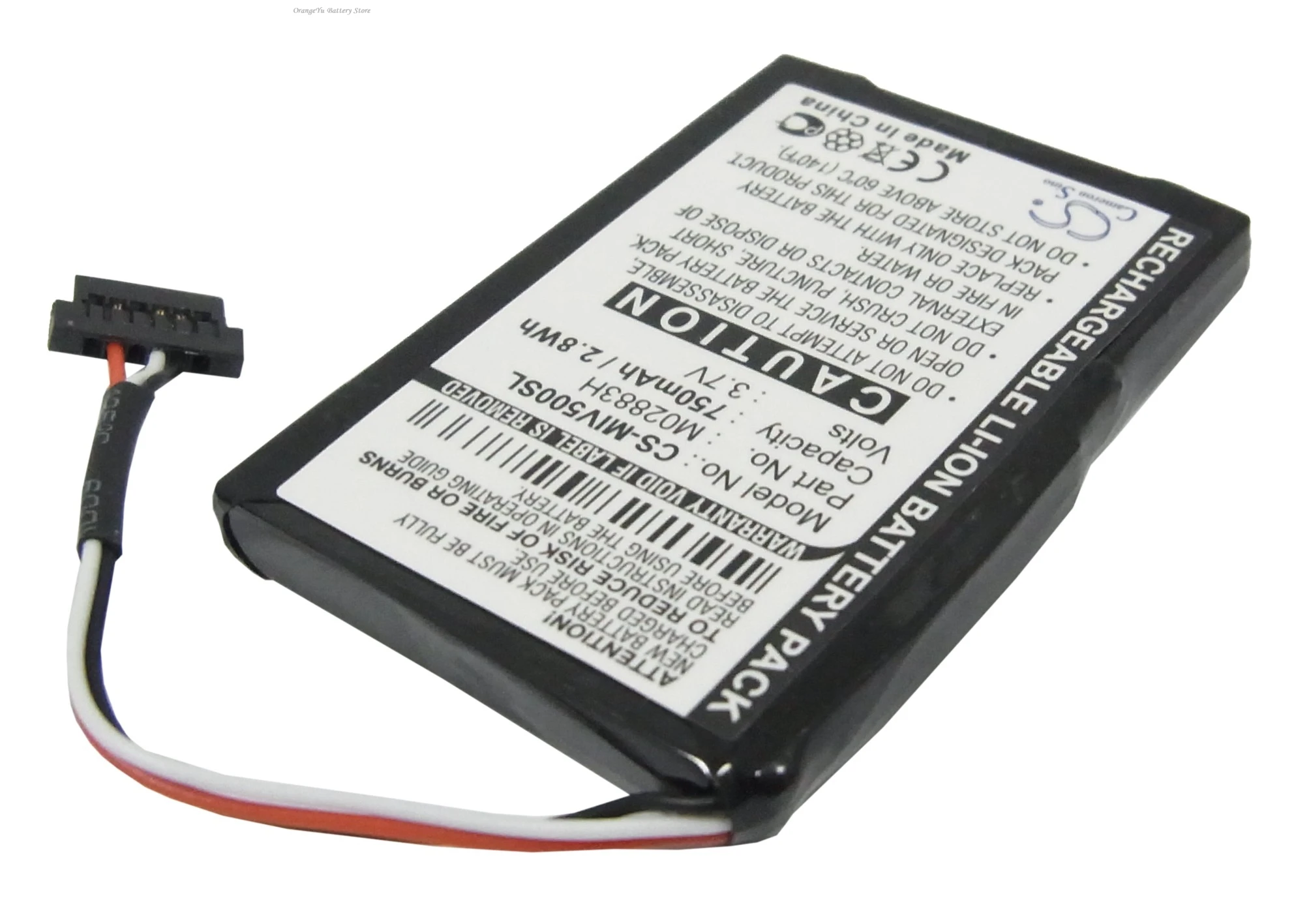 Cameron Sino 3.7V 750mAh GPS, Navigator Battery M02883H, N393-5000 for Mitac Mio Moov 500, Moov 510, Moov 560, Moov 580, 6900LM
Cameron Sino 3.7V 750mAh GPS, Navigator Battery M02883H, N393-5000 for Mitac Mio Moov 500, Moov 510, Moov 560, Moov 580, 6900LM