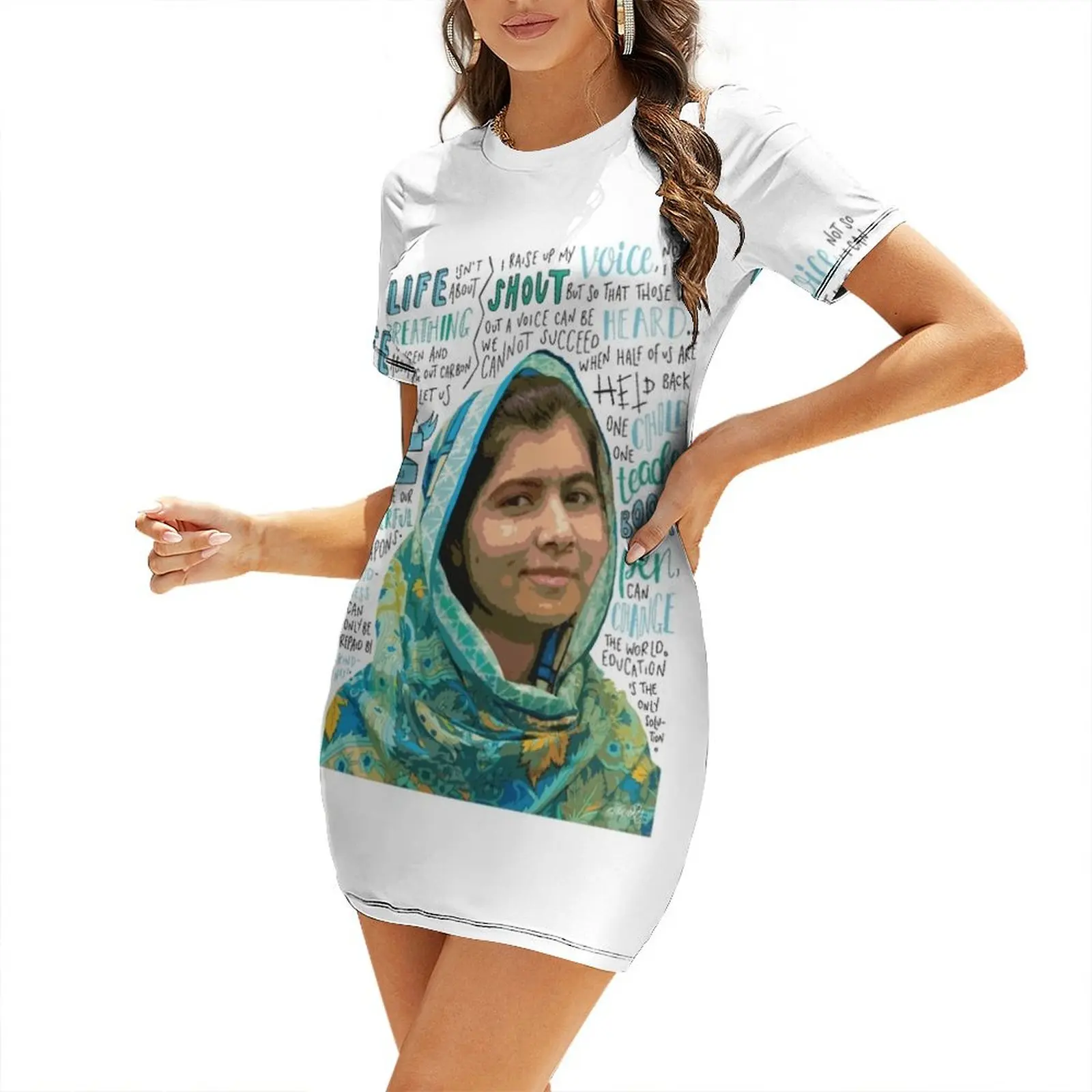 Malala Yousafzai Short-Sleeved Dress women dress womens dress elegant women's dresses for wedding luxury dresses 
Malala Yousafzai Short-Sleeved Dress women dress womens dress elegant women's dresses for wedding luxury dresses