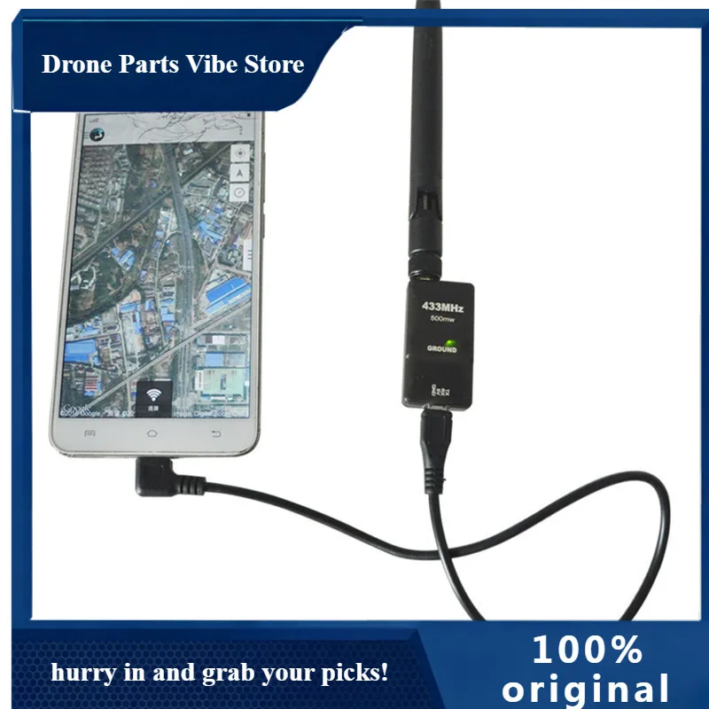 Радиосистема телеметрии AP500mw 433МГц/915МГц 3DR, передатчик-приемник (Rx Tx) с OTG для FPV-мультикоптеров
Радиосистема телеметрии AP500mw 433МГц/915МГц 3DR, передатчик-приемник (Rx Tx) с OTG для FPV-мультикоптеров