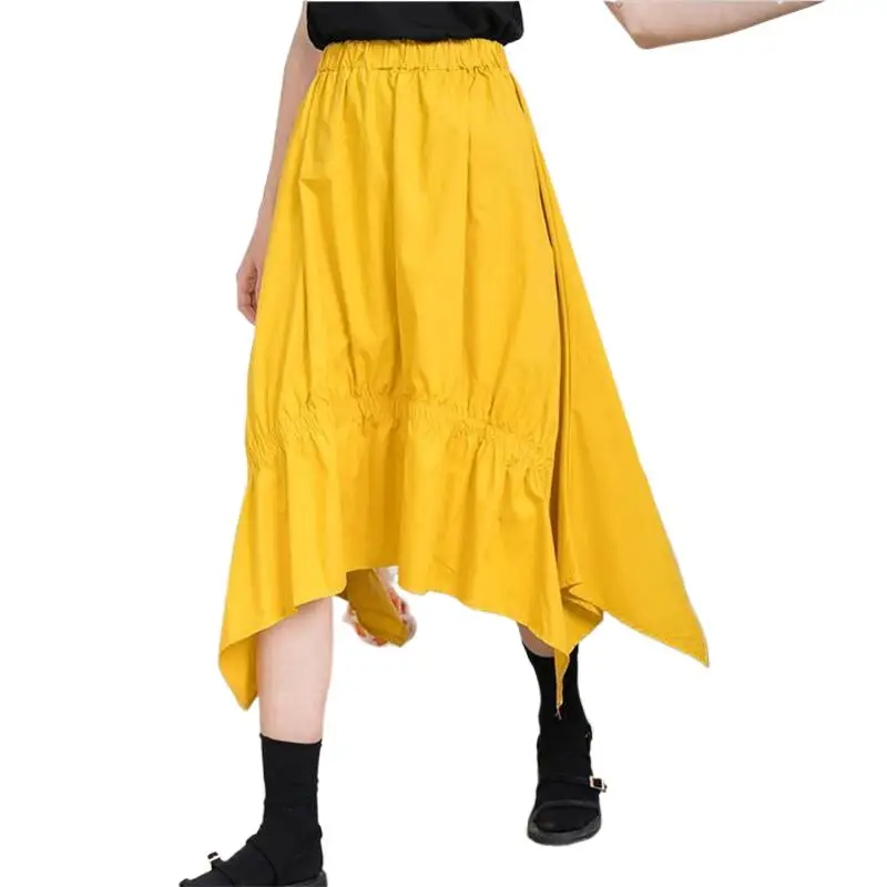 Women Fashion New Summer Irregular Cotton Skirts Sweet And Cool Girl A-Line Skirts Casual Loose Solid Skirts Vintage Y2k Clothes
Women Fashion New Summer Irregular Cotton Skirts Sweet And Cool Girl A-Line Skirts Casual Loose Solid Skirts Vintage Y2k Clothes