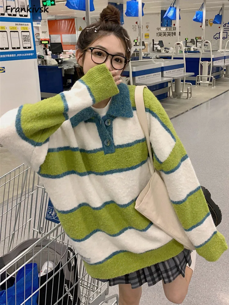 Sweaters Women Autumn Contrast Color Hotsweet American Style Vitality Schoolgirl All-match Comfortable Stylish Leisure Warm Chic
Sweaters Women Autumn Contrast Color Hotsweet American Style Vitality Schoolgirl All-match Comfortable Stylish Leisure Warm Chic