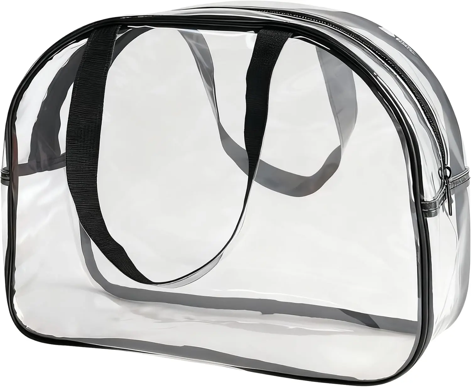 Clear Butterfly Cosmetic Bag & Travel Pouch with Handle, Durable PVC, Zipper Design, Ideal for Makeup & Travel Essentials (Transparent+Black)
Clear Butterfly Cosmetic Bag & Travel Pouch with Handle, Durable PVC, Zipper Design, Ideal for Makeup & Travel Essentials (Transparent+Black)