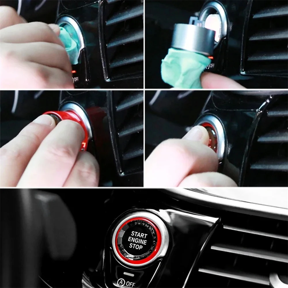 Car Engine Start Stop Switch Button Sticker For BMW X1 E84 E81 E87 X5 E70 X6 E71 E90 E60 E91 E92 E93 Z4 E89 E Interior Trim
Car Engine Start Stop Switch Button Sticker For BMW X1 E84 E81 E87 X5 E70 X6 E71 E90 E60 E91 E92 E93 Z4 E89 E Interior Trim