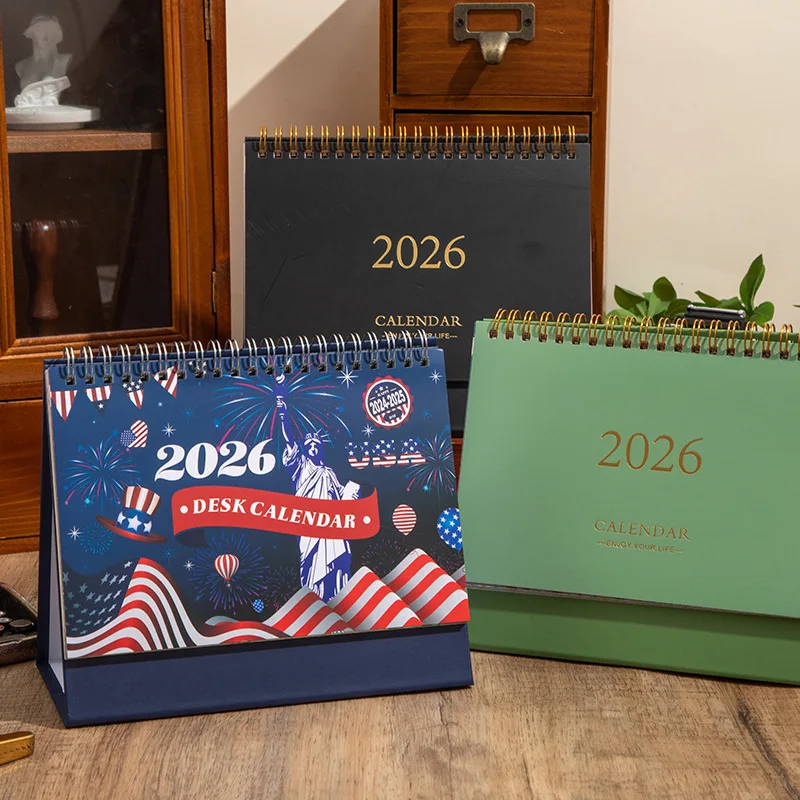 1 шт., простой настольный календарь на 2026 год, офисная записная книжка, креативный настольный орнамент, настольный календарь для ежедневных напоминаний и декора
1 шт., простой настольный календарь на 2026 год, офисная записная книжка, креативный настольный орнамент, настольный календарь для ежедневных напоминаний и декора