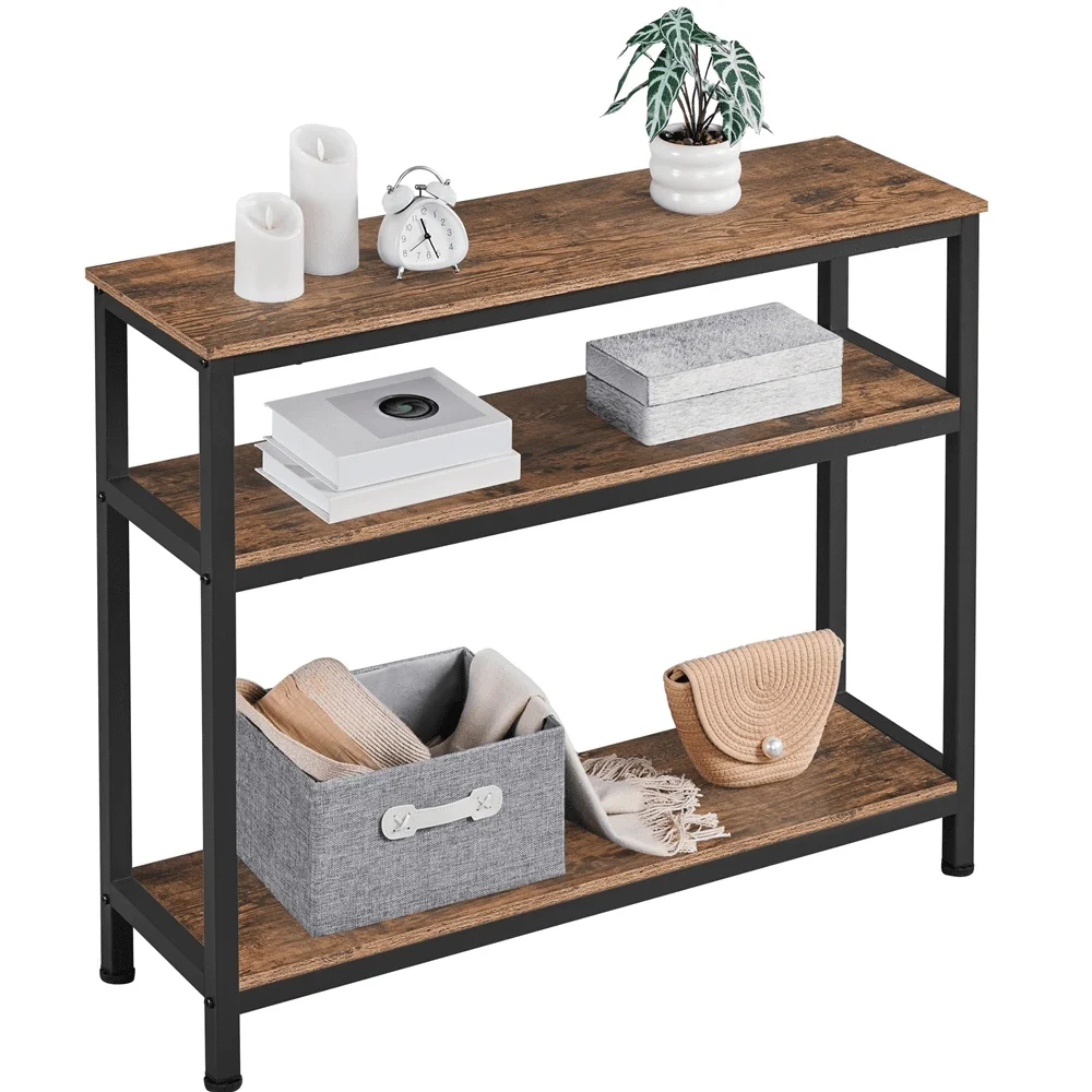 Industrial Console Table Vintage Rustic Multifunctional Sofa Side Table Heavy Duty Storage Entryway Living Room Indoor Decor
Industrial Console Table Vintage Rustic Multifunctional Sofa Side Table Heavy Duty Storage Entryway Living Room Indoor Decor