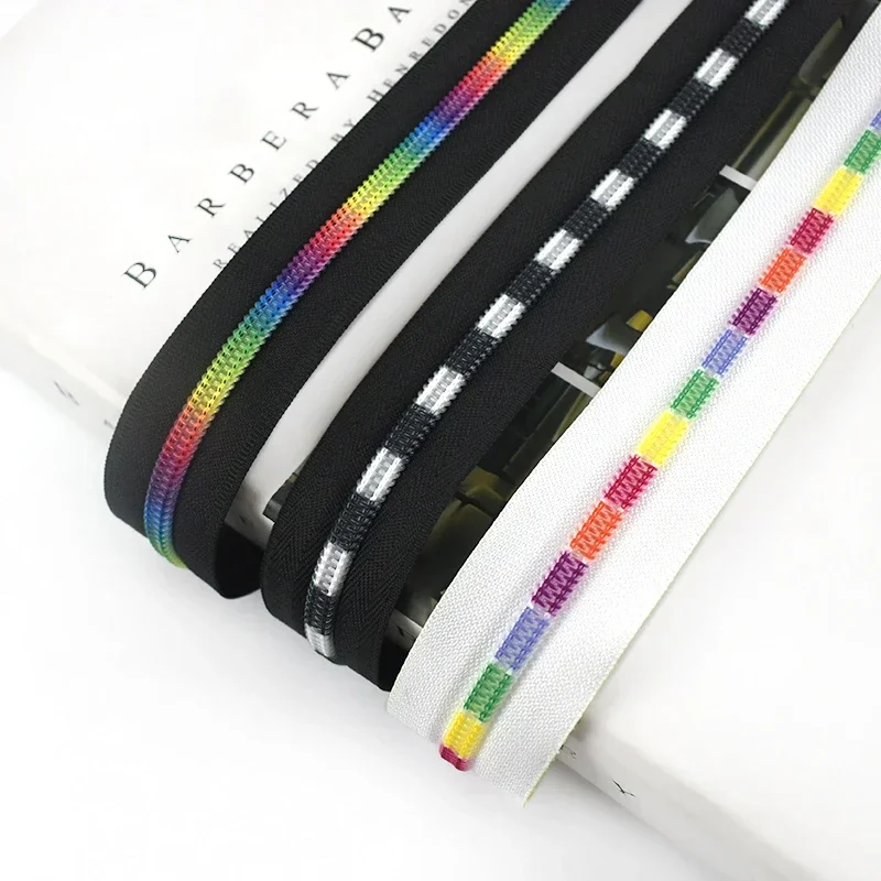 4/8Meters Meetee 5# Nylon Zippers Rainbow Plastic Zip Tape for Garment Bag Clothes Jacket Repair Home Textile Sewing Accessories
4/8Meters Meetee 5# Nylon Zippers Rainbow Plastic Zip Tape for Garment Bag Clothes Jacket Repair Home Textile Sewing Accessories